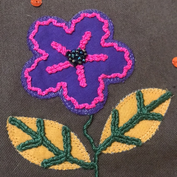 🌸NEW🌸 Moschino Cheap and Chic Vintage Rare Flower Sequin Skirt - Picture 16 of 16